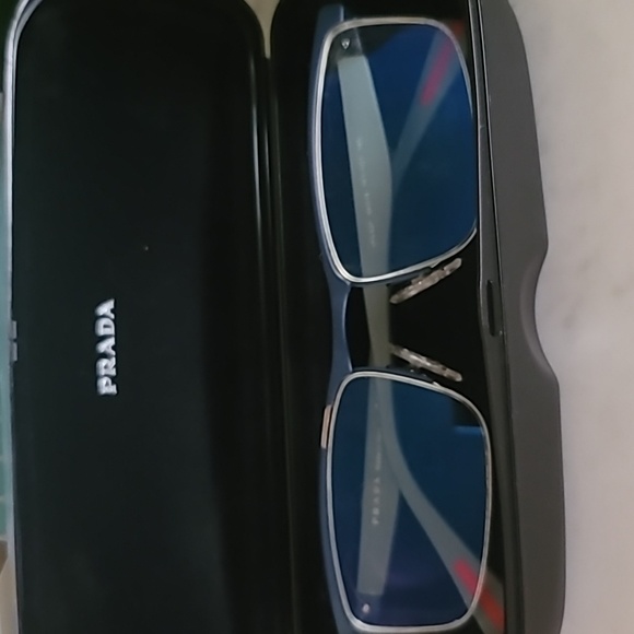 Prada eyeglasses frame with case. Used in excellent condition. - Picture 6 of 6